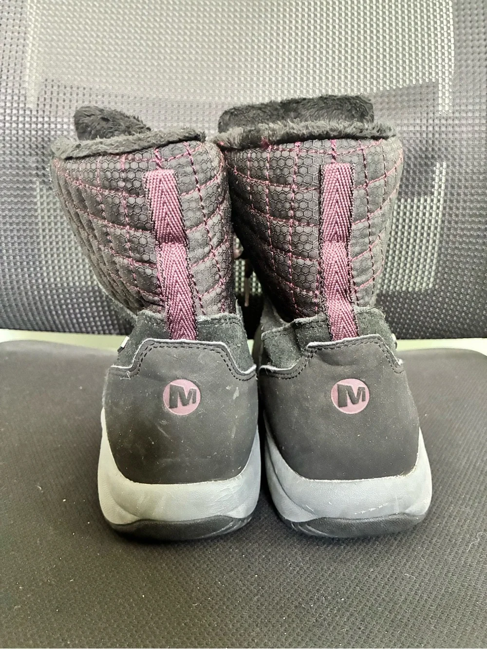 Merrell Jovilee Artica Waterproof Womens Winter Cole Suede Boots Sz 9 Black